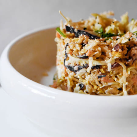 Coleslaw with High Fibre Tahini